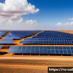 콜롬비아에서의 신재생 에너지 개발 - **Solar Energy Revolution in La Guajira:**
    A vibrant, wide-angle shot of a vast solar farm in th...